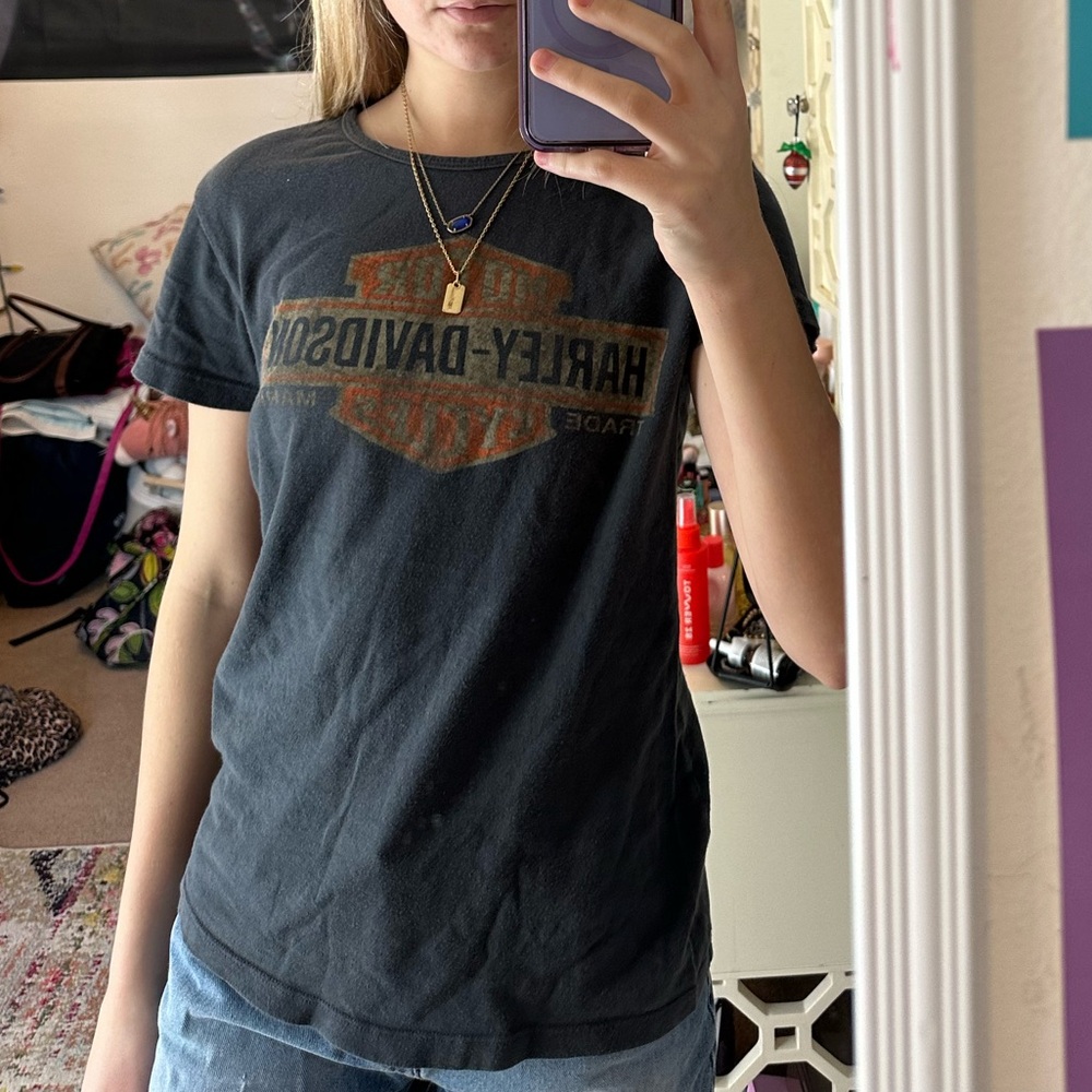 Black Harley Davidson tee #harleydavidson